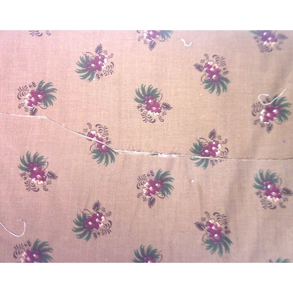 Vintage Joan Kessler for Concord Fabrics Tropical Flowers Hawaiian Fabric 288x44